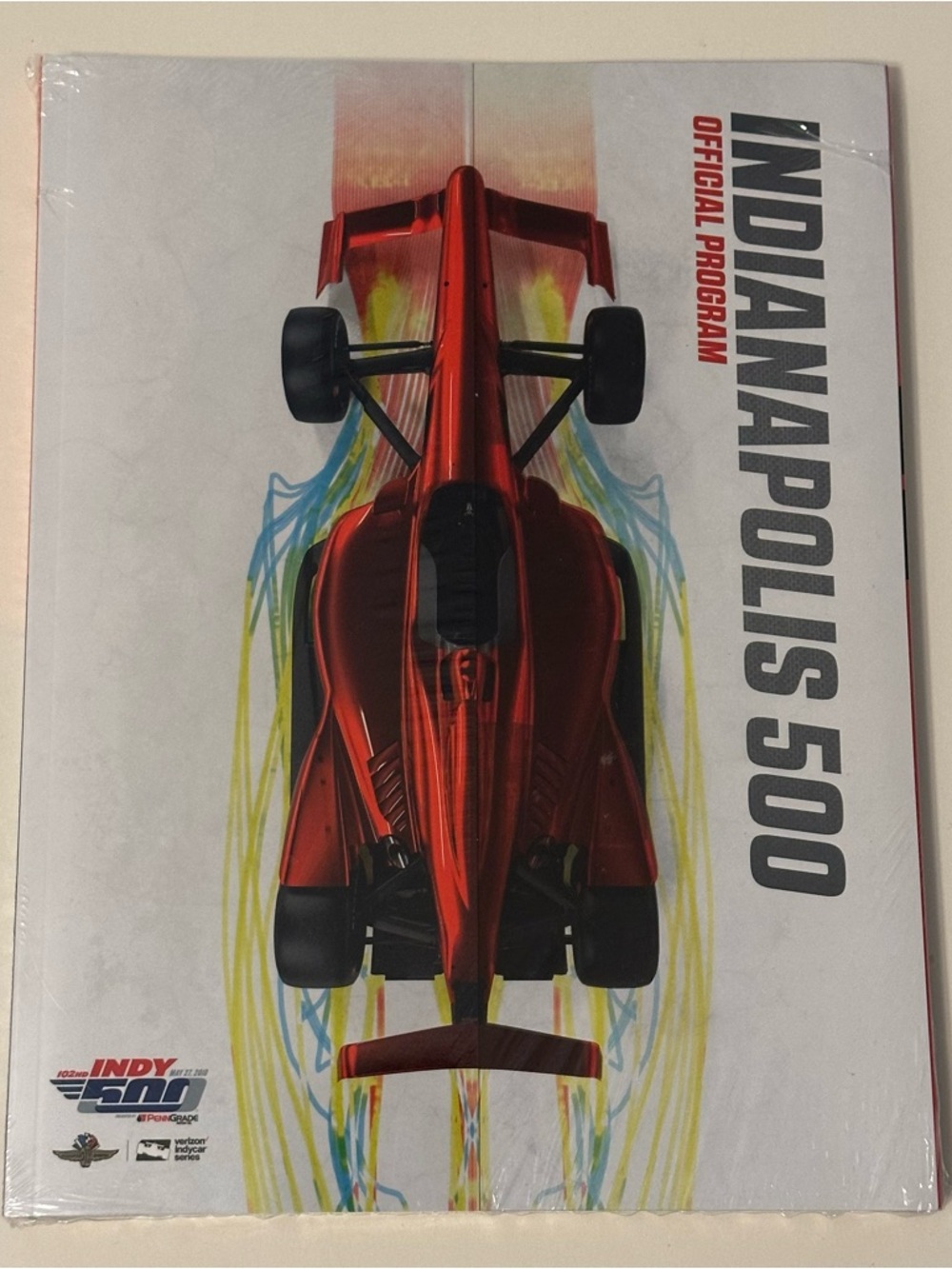 2018 Indianapolis 500 102nd Running & IndyCar GP Souvenir Program NEW SEALED